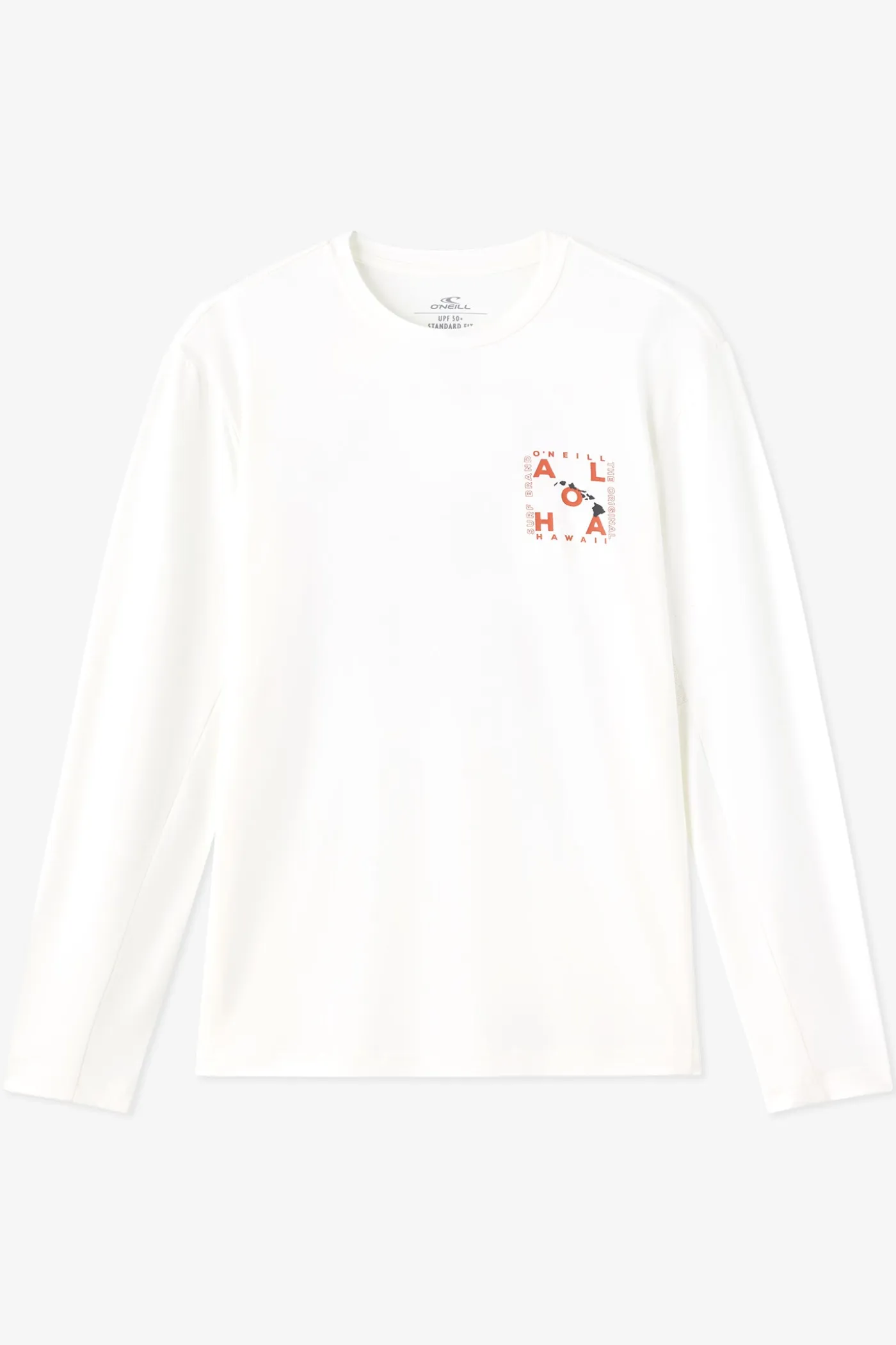 Hawaii Layout UPF Long Sleeve Standard Fit Tee