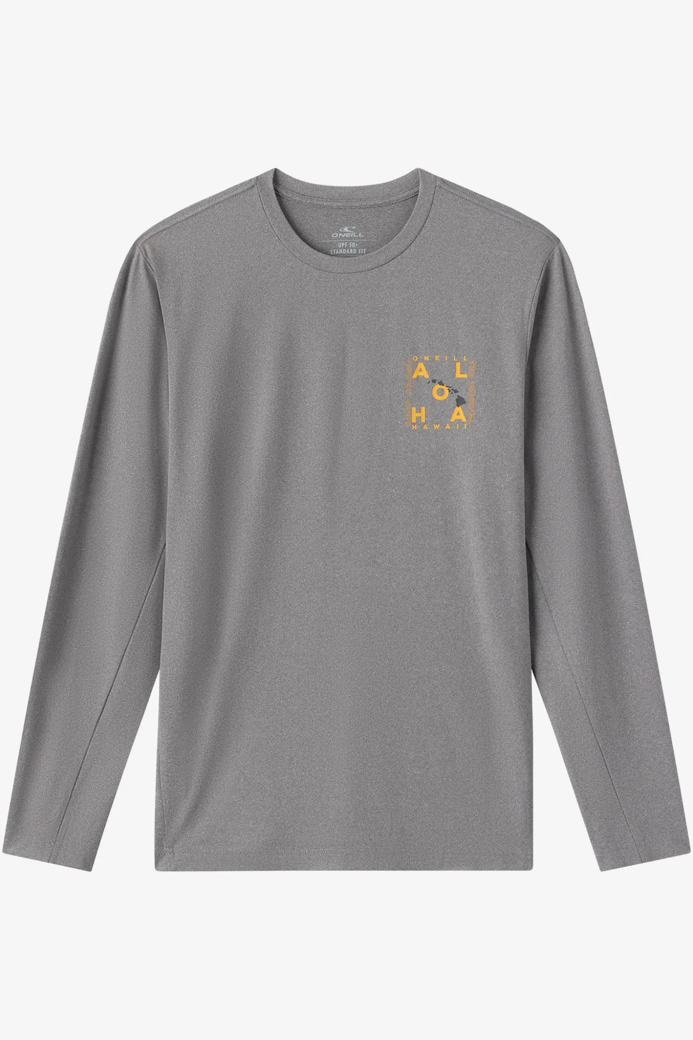 Hawaii Layout UPF Long Sleeve Standard Fit Tee