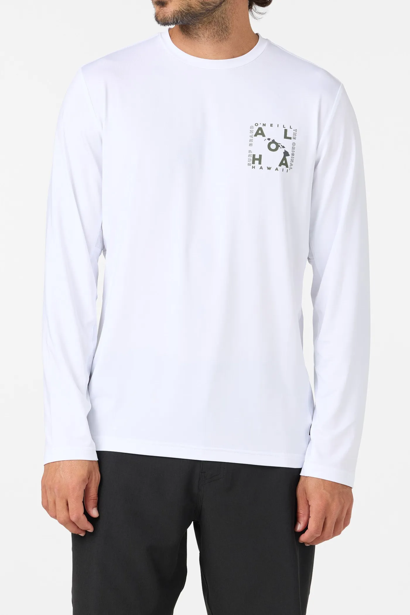 Hawaii Layout UPF Long Sleeve Shirt