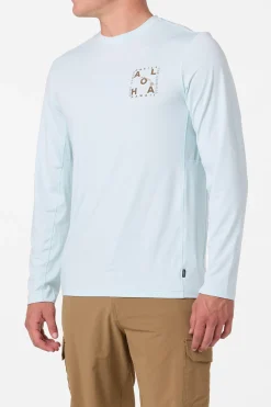 Hawaii Layout UPF Long Sleeve Shirt