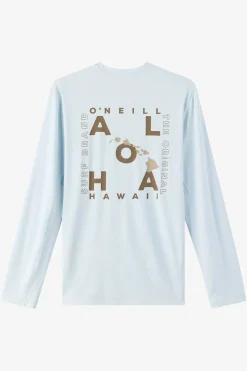 Hawaii Layout UPF Long Sleeve Shirt