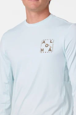 Hawaii Layout UPF Long Sleeve Shirt