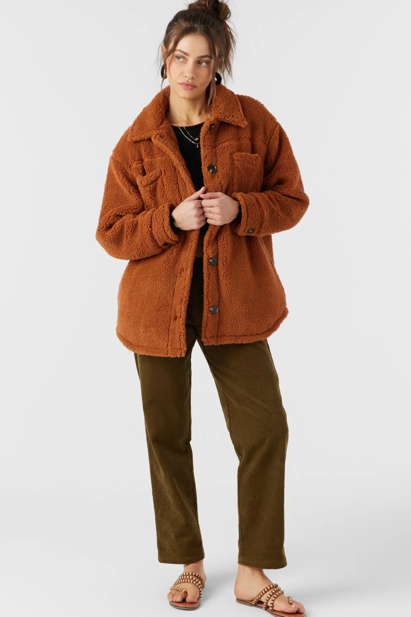 Heath High Pile Oversized Fleece Jacket