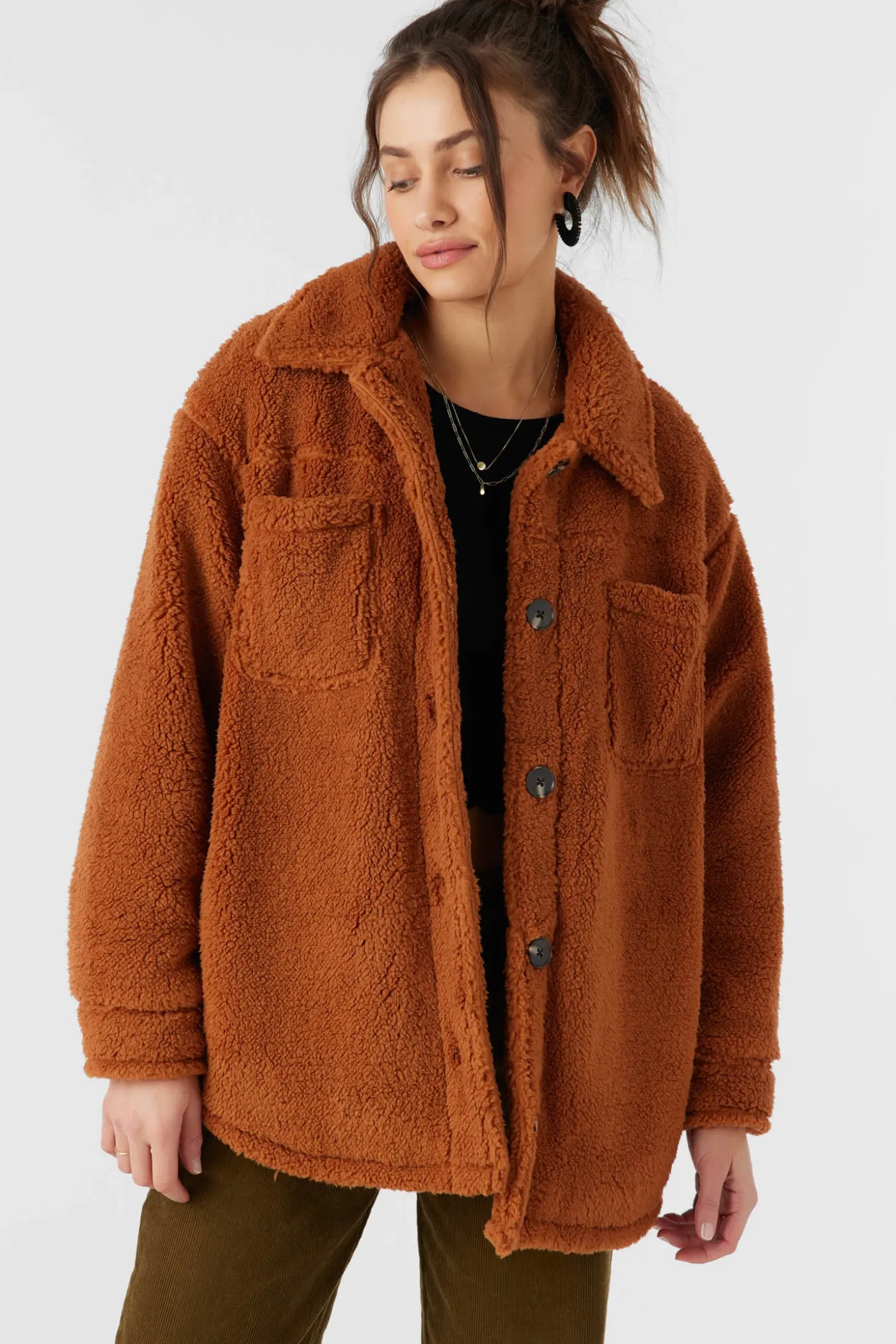 Heath High Pile Oversized Fleece Jacket