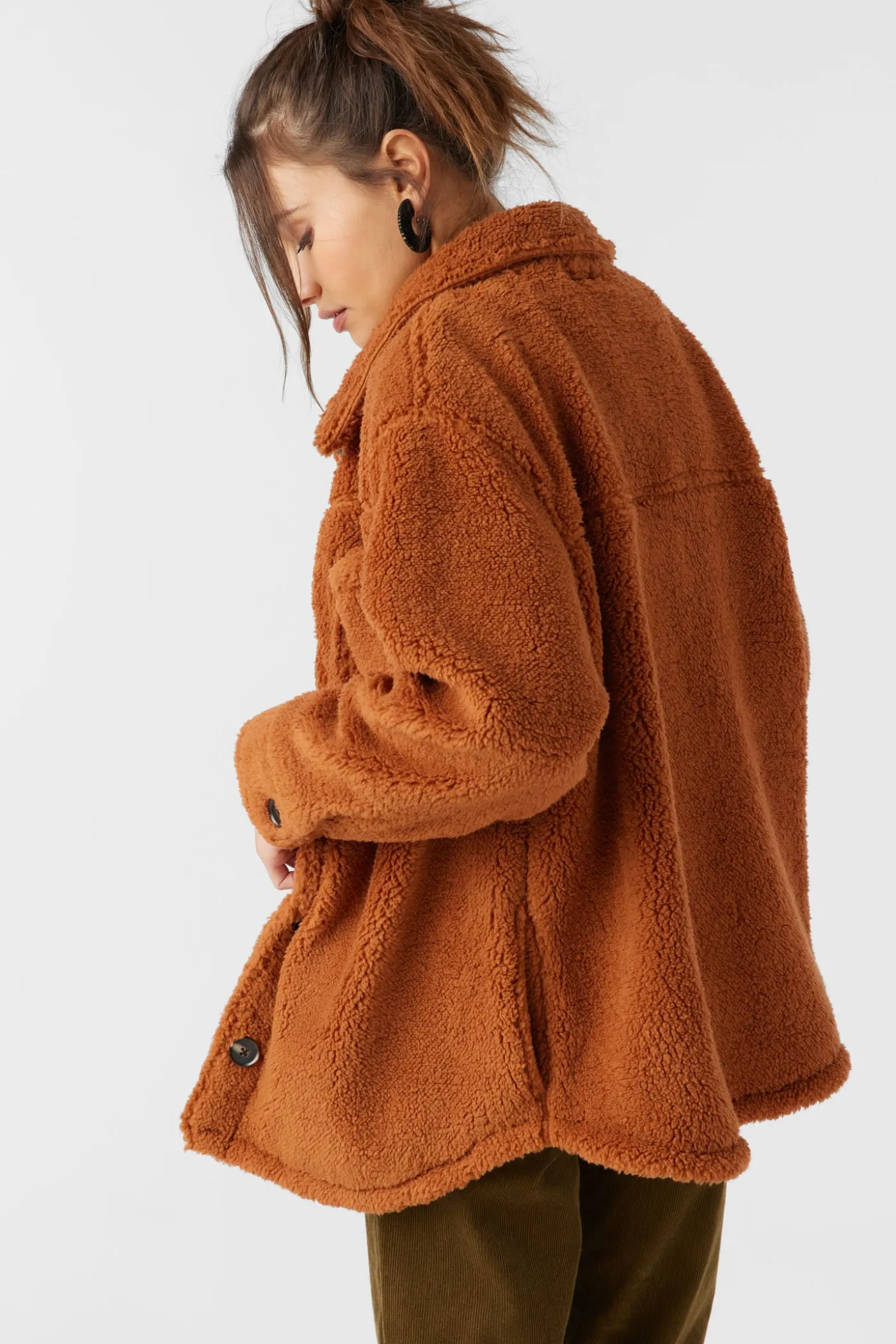 Heath High Pile Oversized Fleece Jacket
