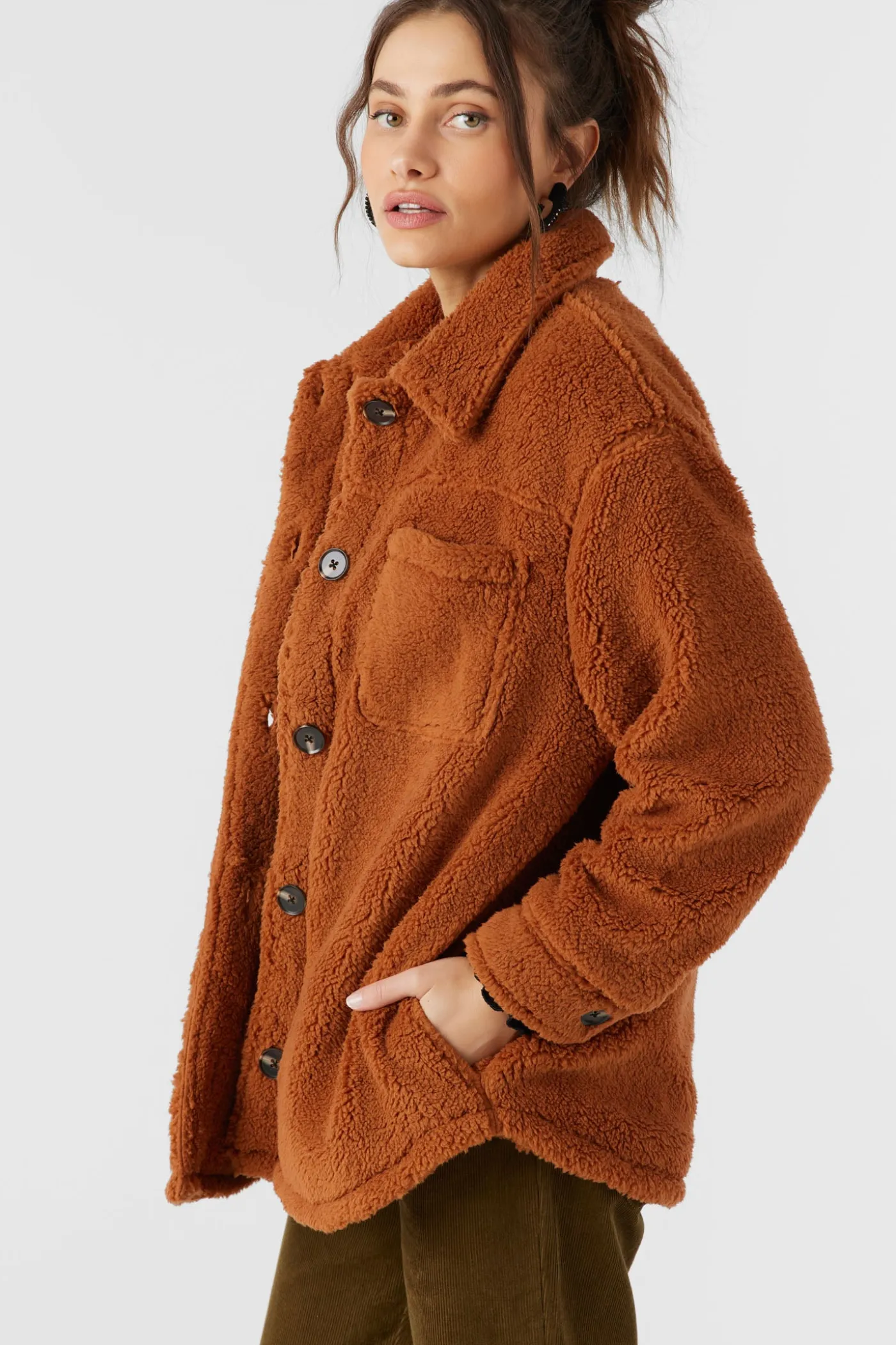 Heath High Pile Oversized Fleece Jacket