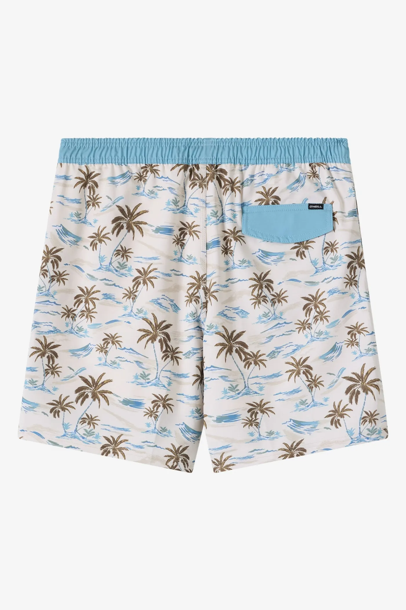 Hermosa Elastic Waist Lined 17" Swim Trunks