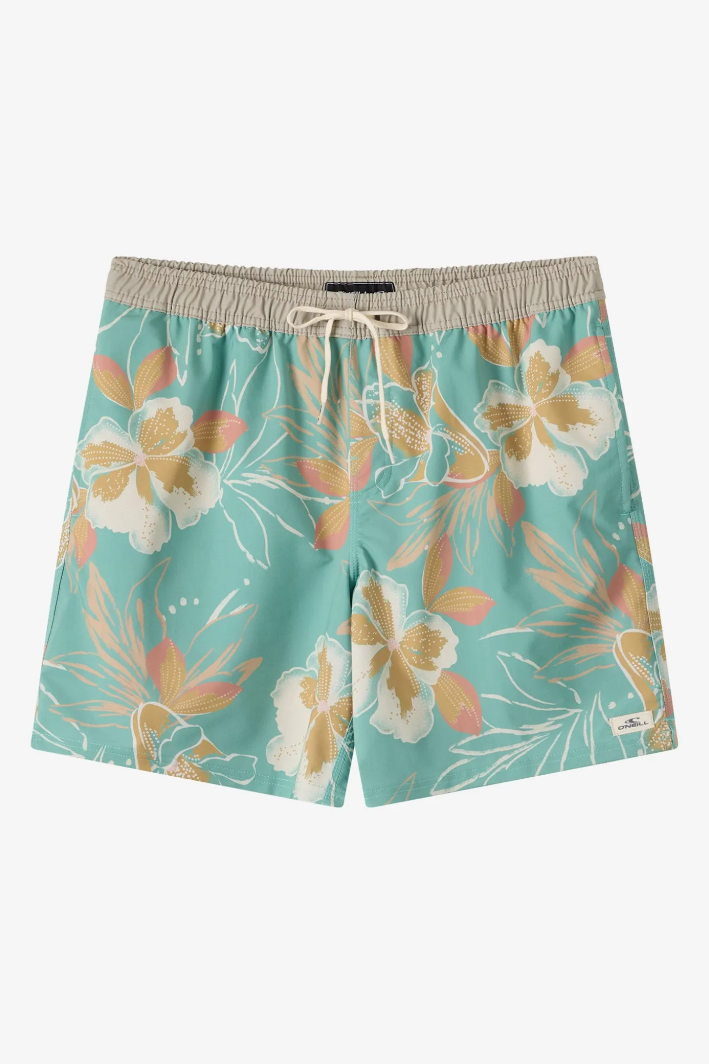 Hermosa Elastic Waist Lined 17" Swim Trunks