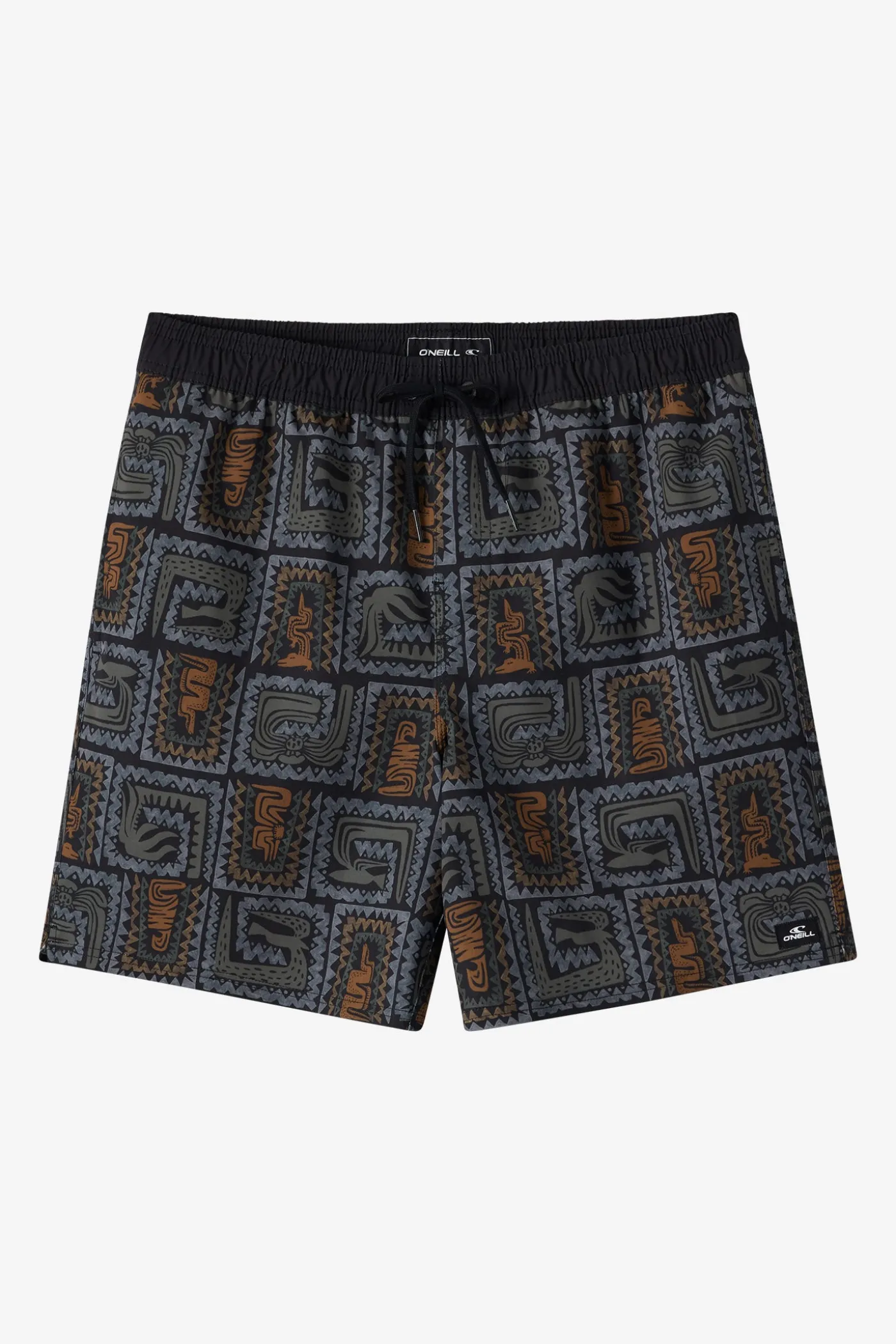 Hermosa Elastic Waist Lined 17" Swim Trunks