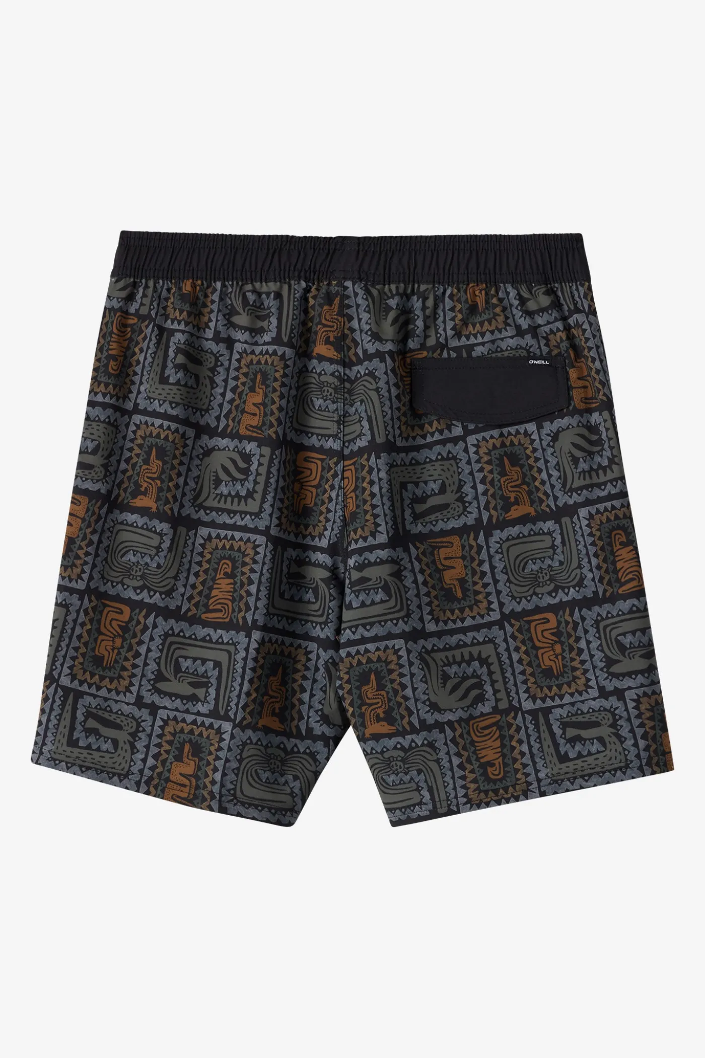 Hermosa Elastic Waist Lined 17" Swim Trunks
