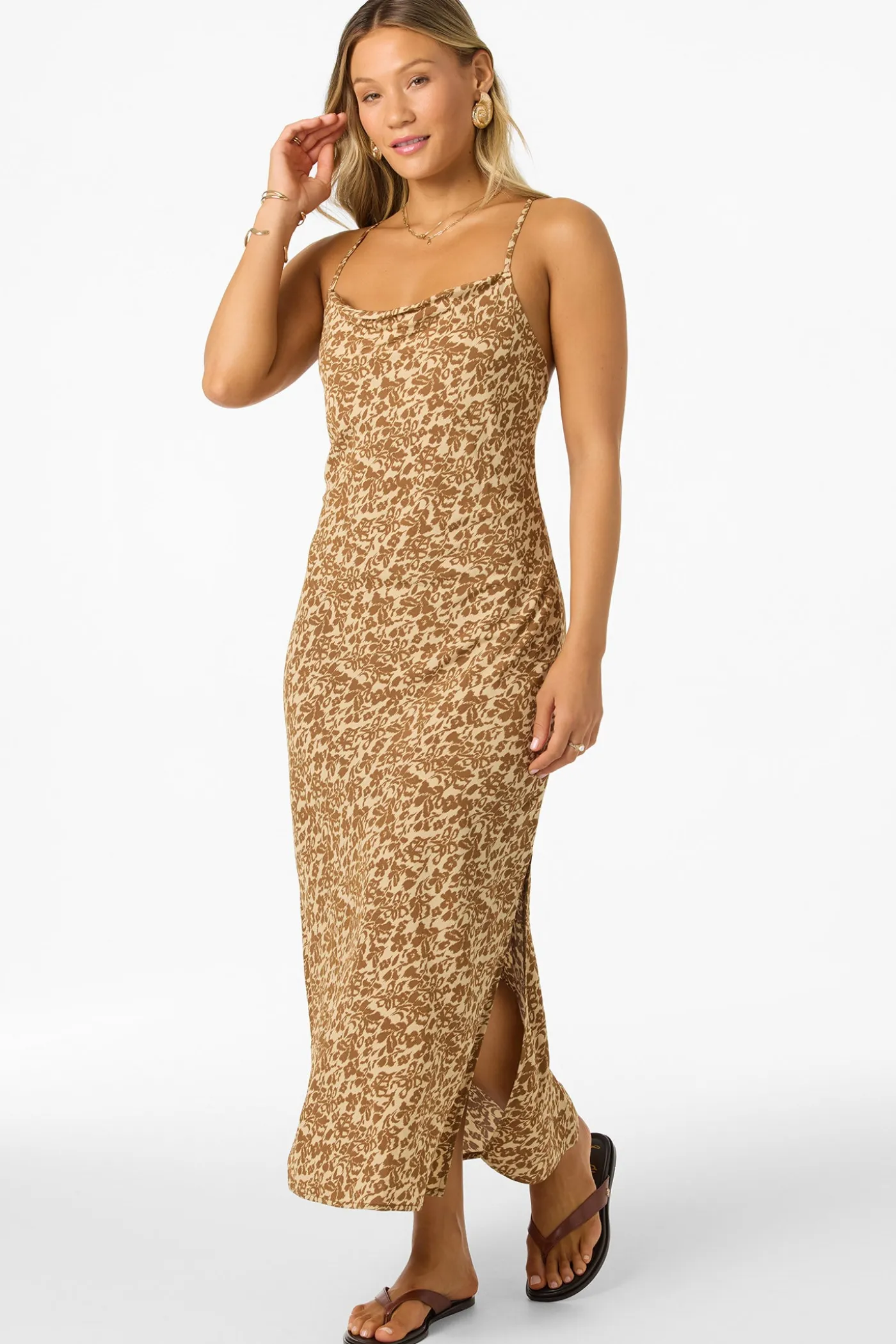 Holly Animal Midi Dress