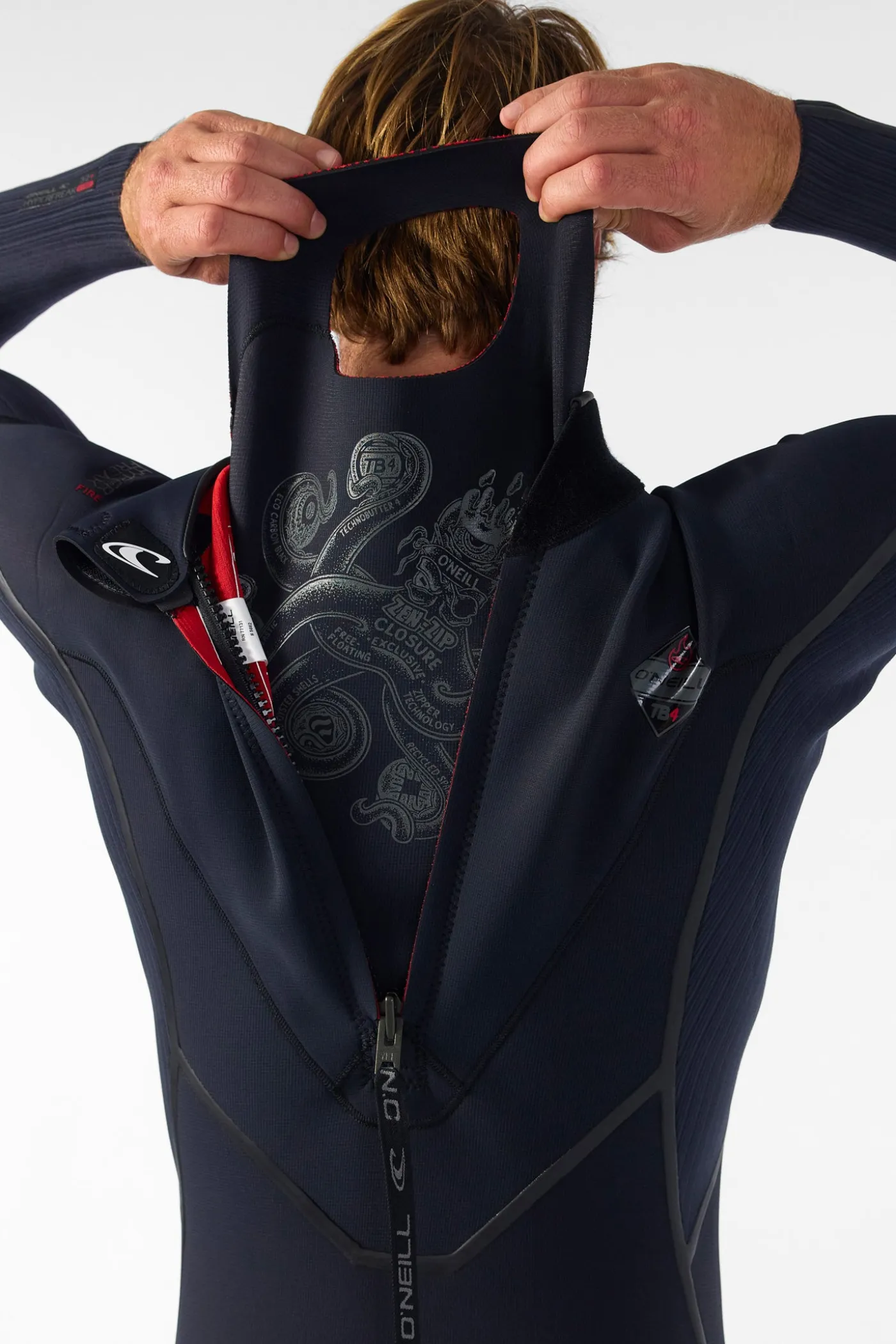 Hyperfreak Fire 3/2mm+ Back Zip Full Wetsuit
