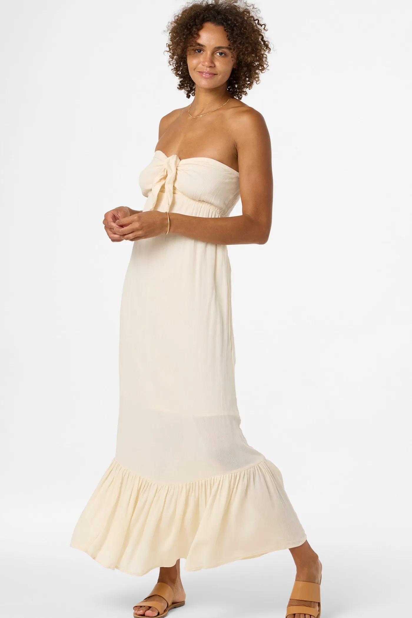 Isadora Solid Maxi Dress