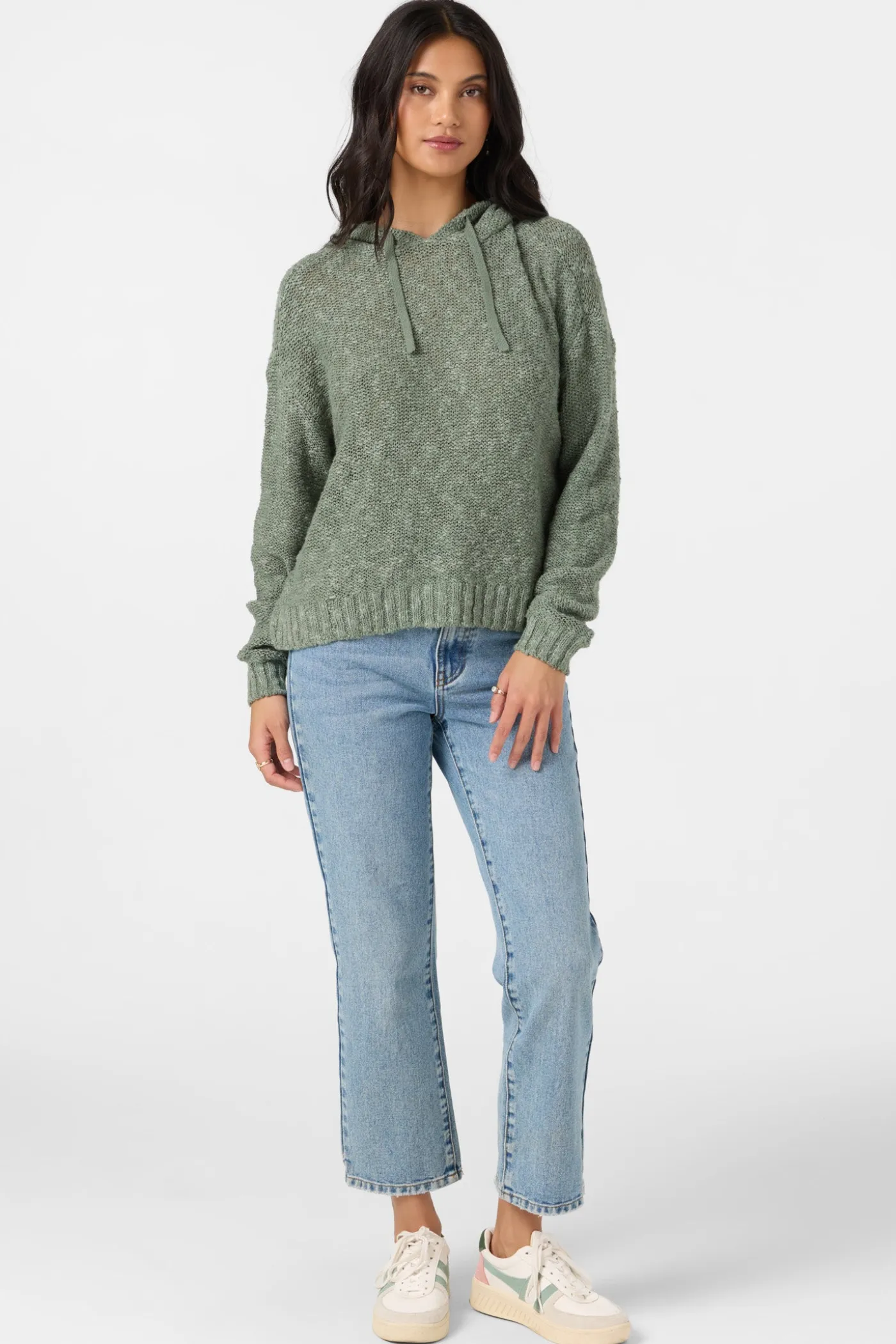 Jayne Solid Long Sleeve Sweater