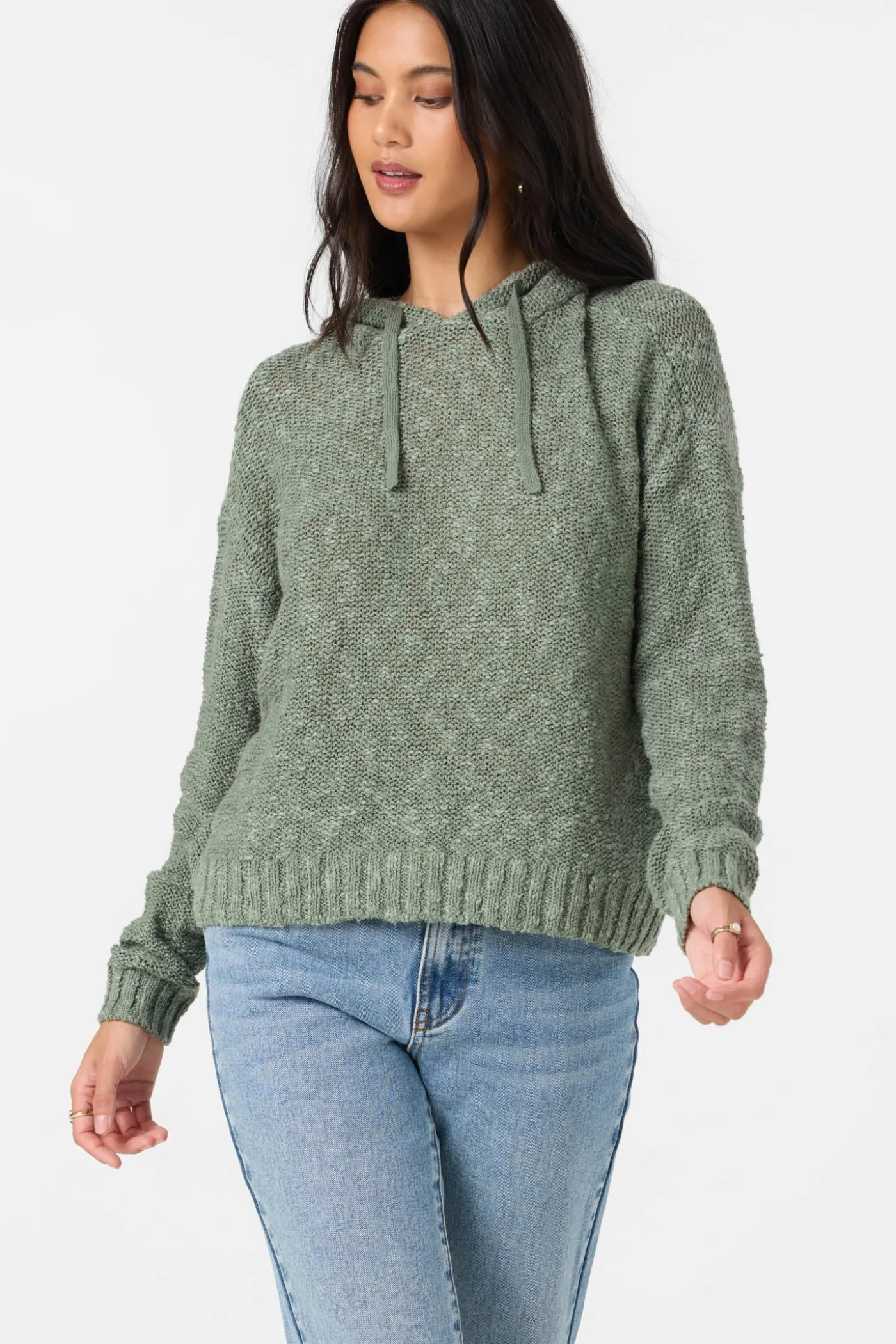 Jayne Solid Long Sleeve Sweater