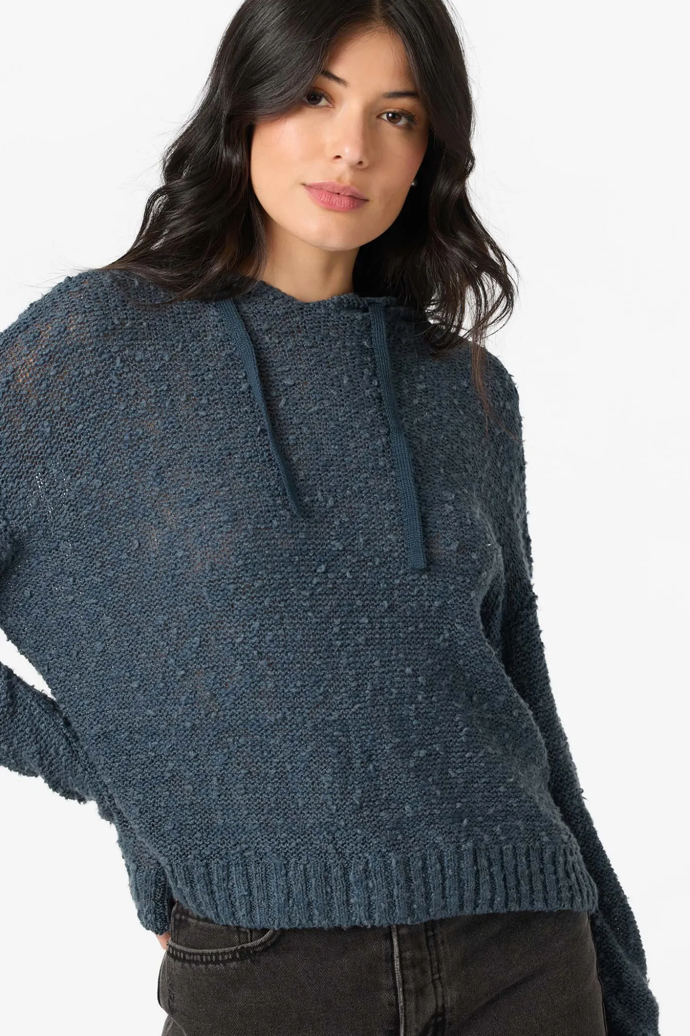 Jayne Solid Long Sleeve Sweater