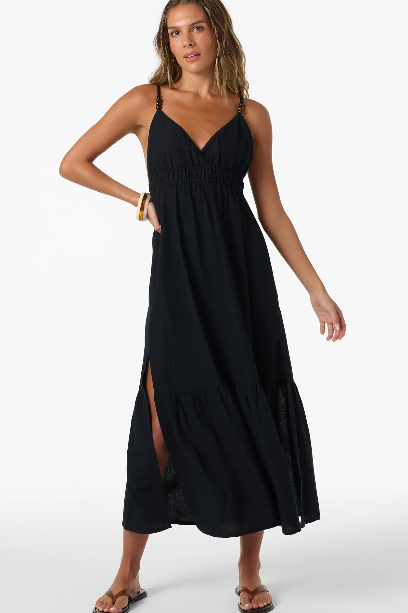 Julez Solid Midi Dress
