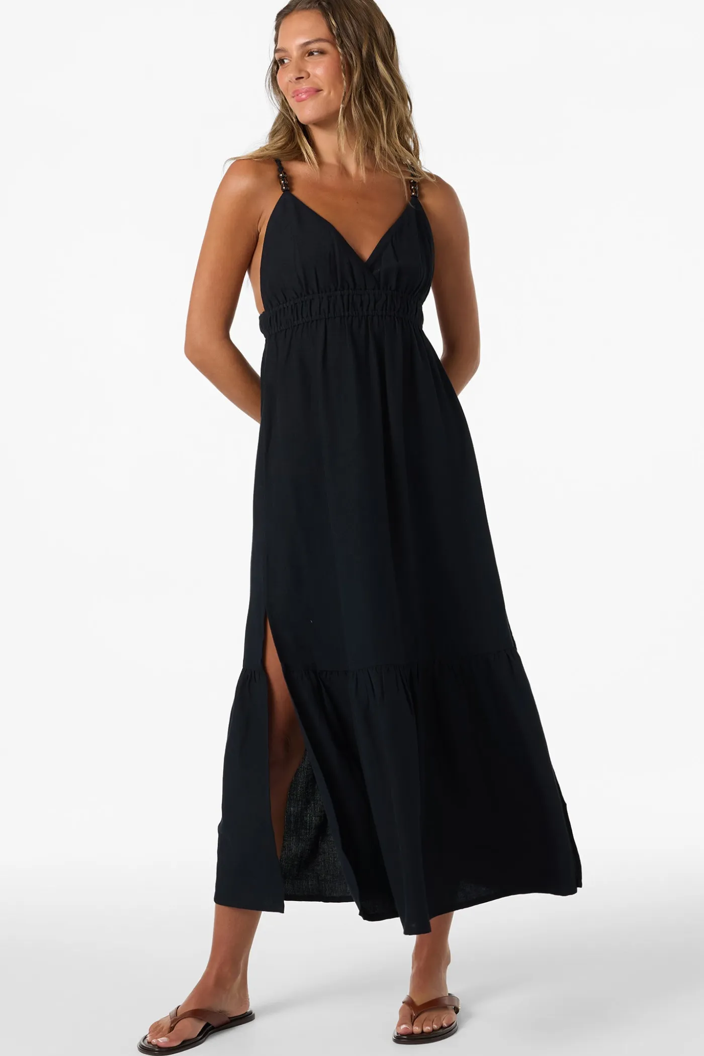 Julez Solid Midi Dress