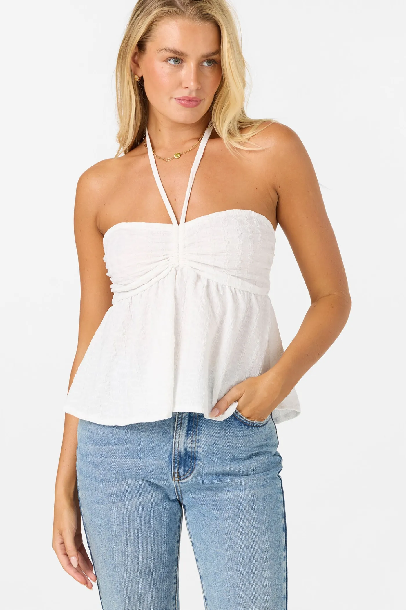 Junie Top Halter Top