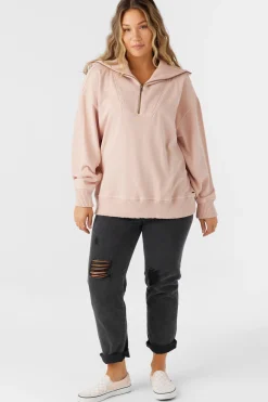 Karma French Terry Half Zip Pullover