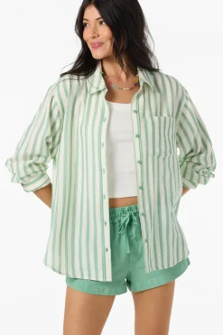 Leni Stripe Relaxed Long Sleeve Top