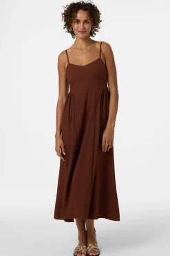 Linden Solid Midi Dress