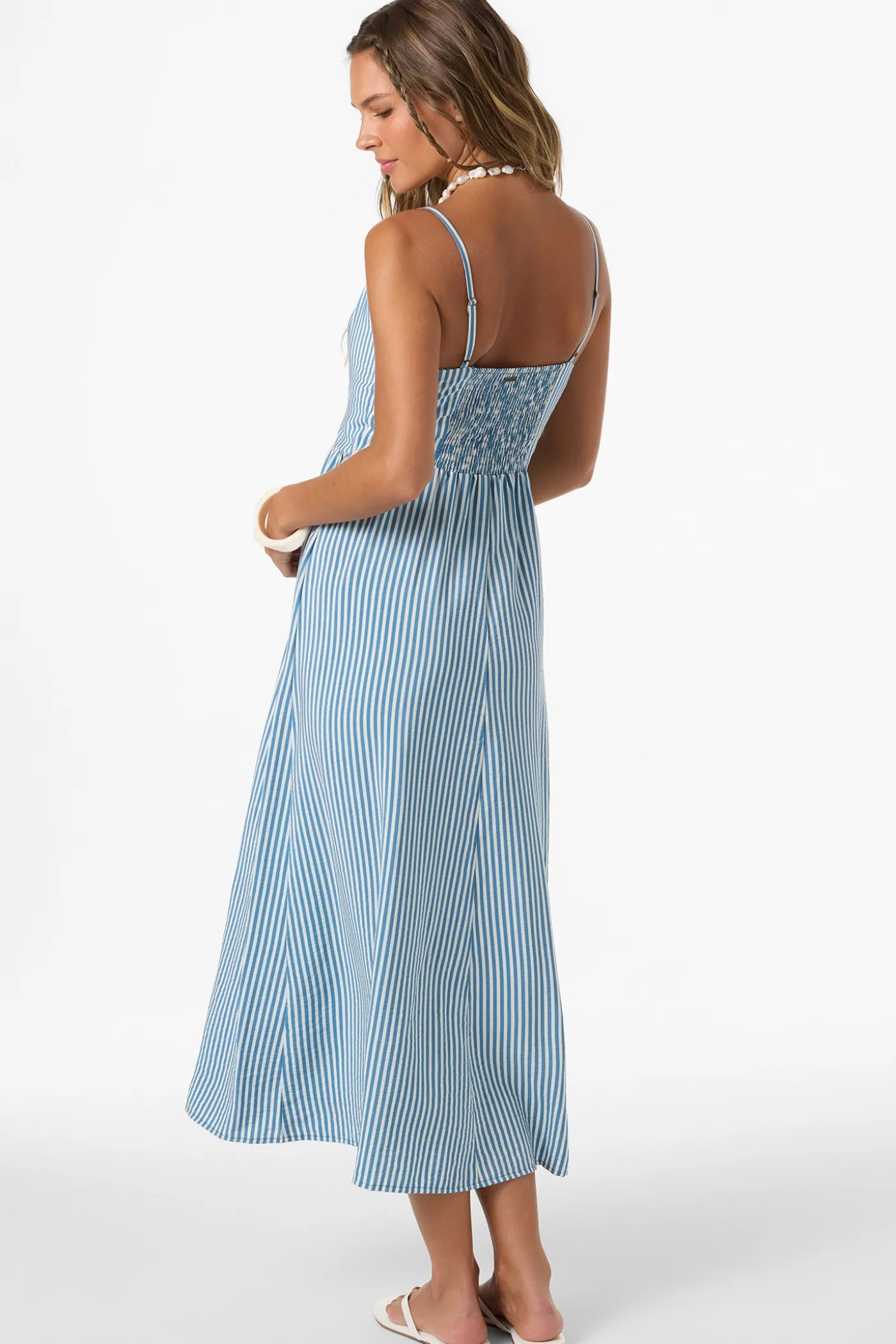 Linden Stripe Midi Dress