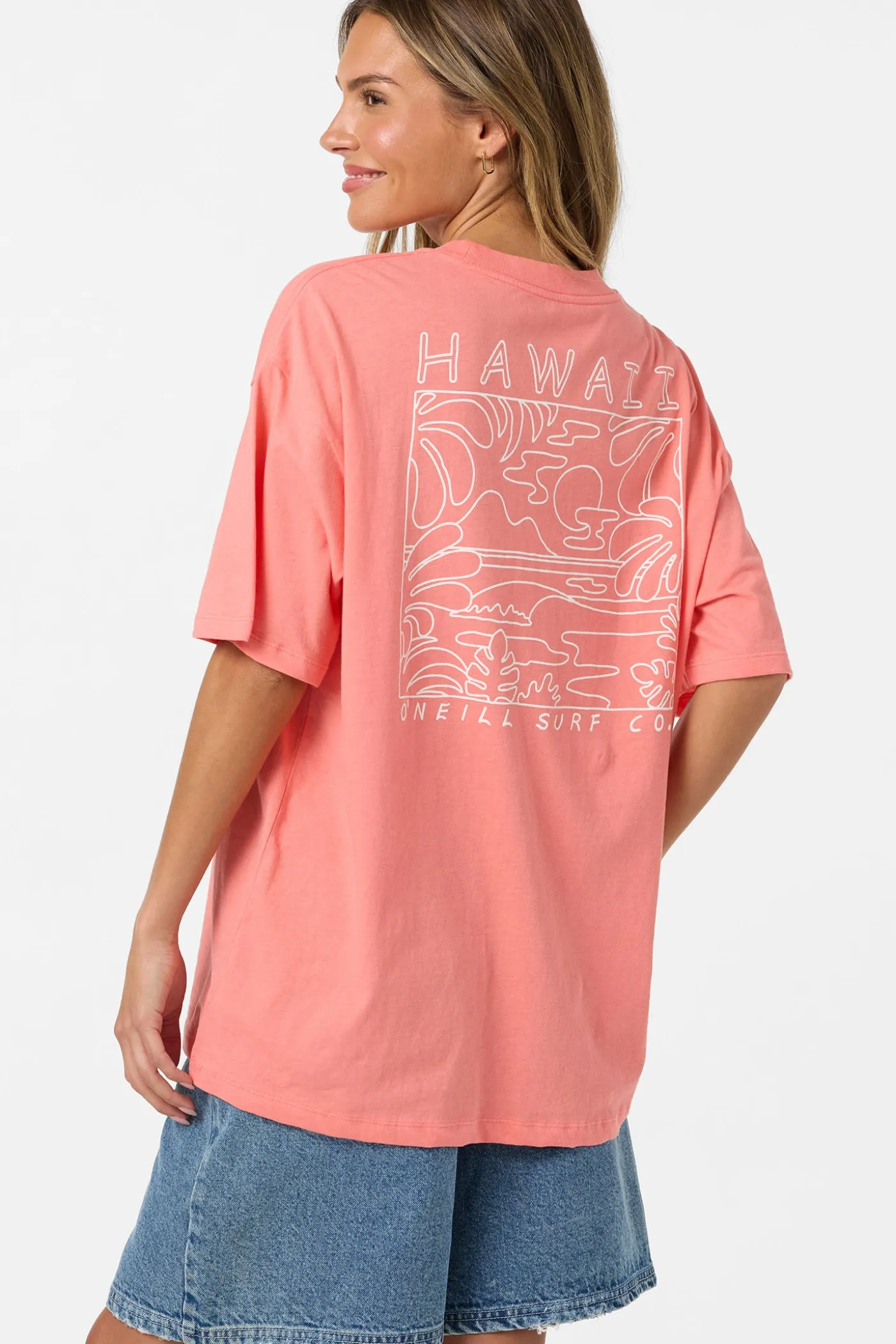 Linear Scape Oversized Tee