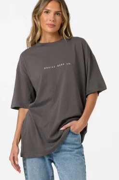 Linear Scape Oversized Tee
