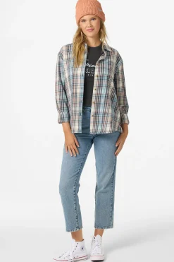 Logan Flannel Long Sleeve Top