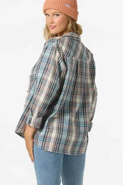 Logan Flannel Long Sleeve Top