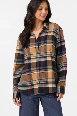 Logan Flannel Long Sleeve Top