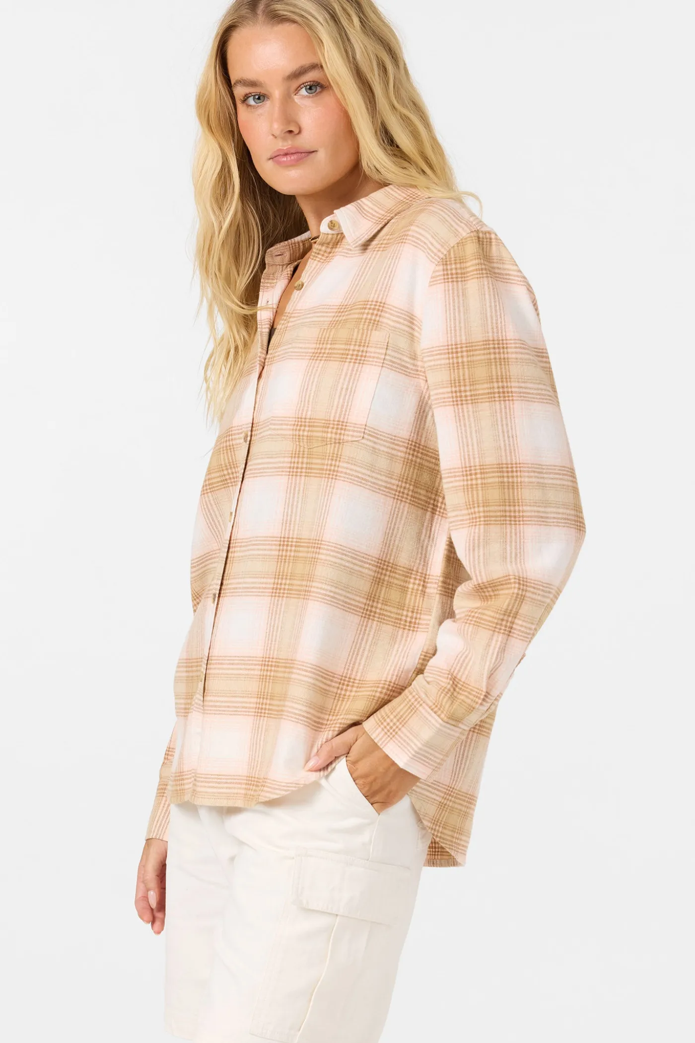 Logan Flannel Long Sleeve Top