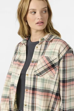 Logan Flannel Long Sleeve Top