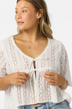 Loni Eyelet Top