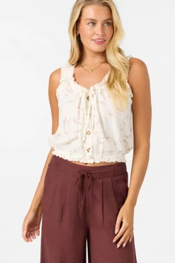 Louise Swirl Stitch Tank