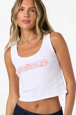 Lux Hawaii Scoopneck Tank