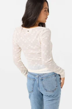 Marliz Lace Long Sleeve Top