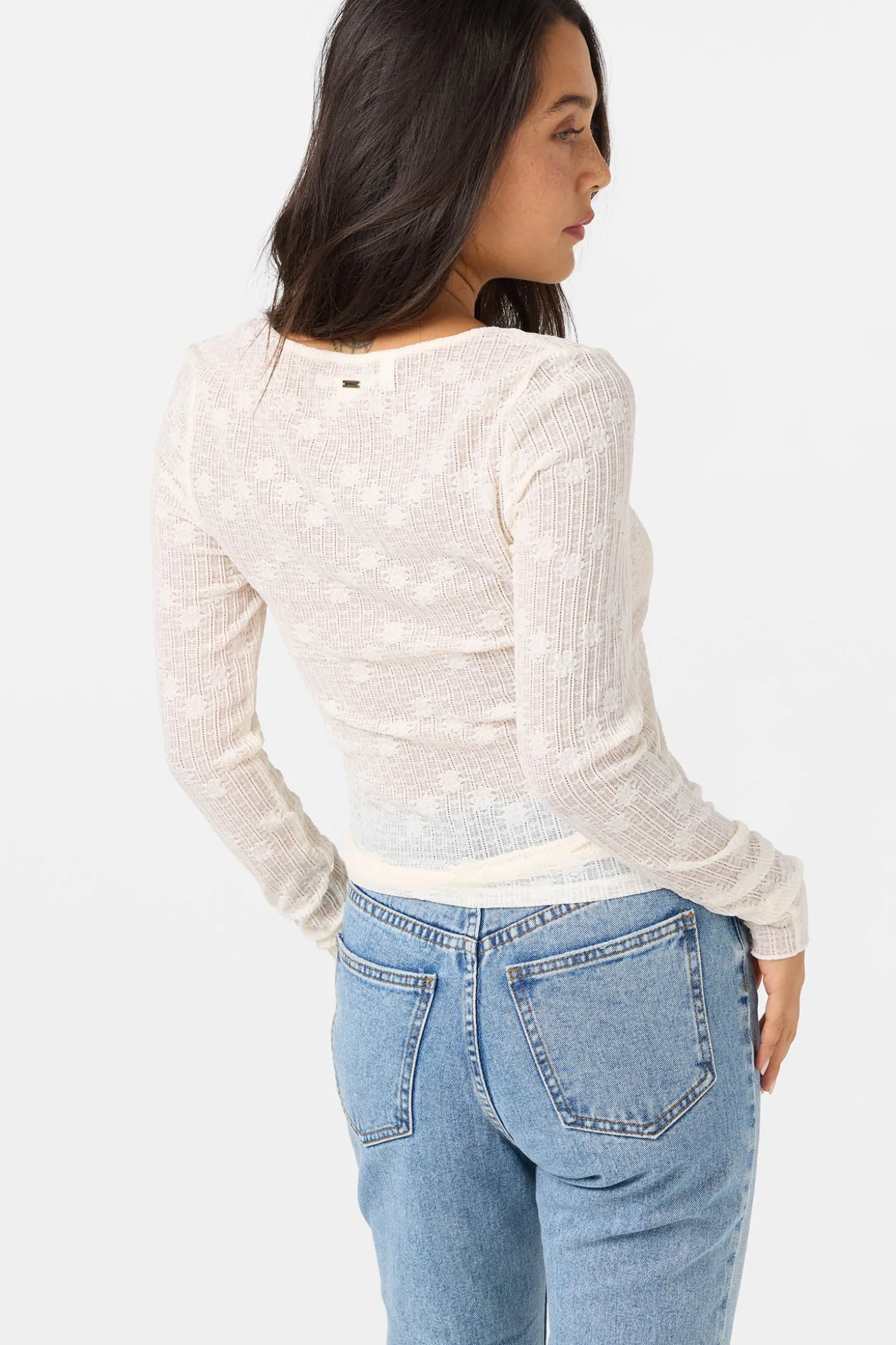 Marliz Lace Long Sleeve Top