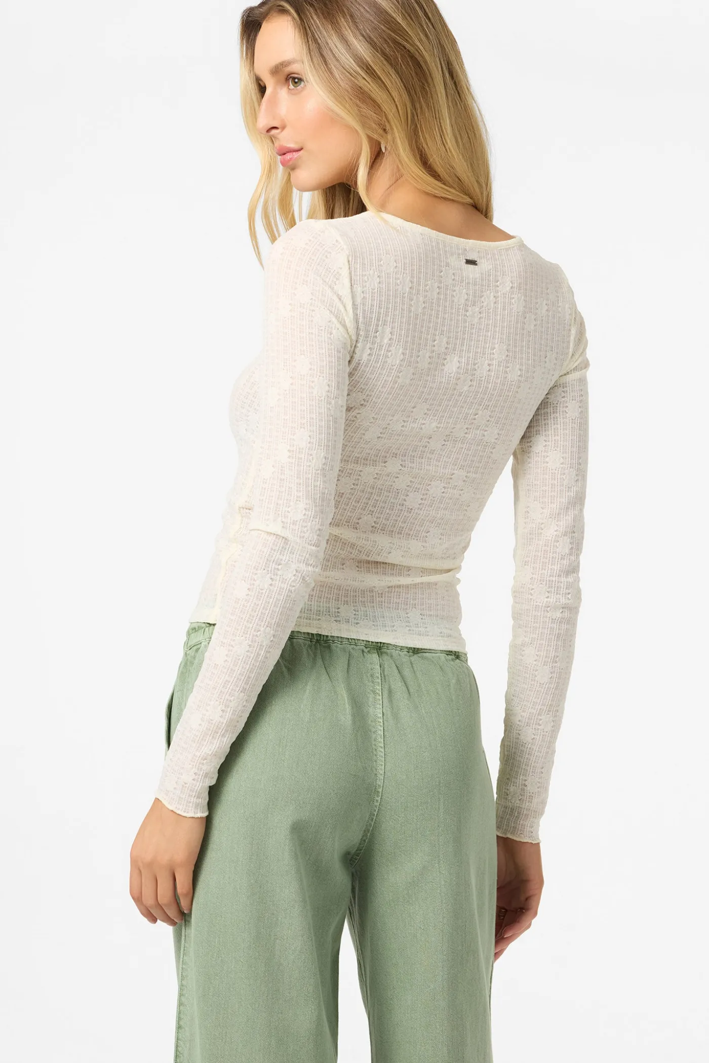 Marliz Lace Long Sleeve Top