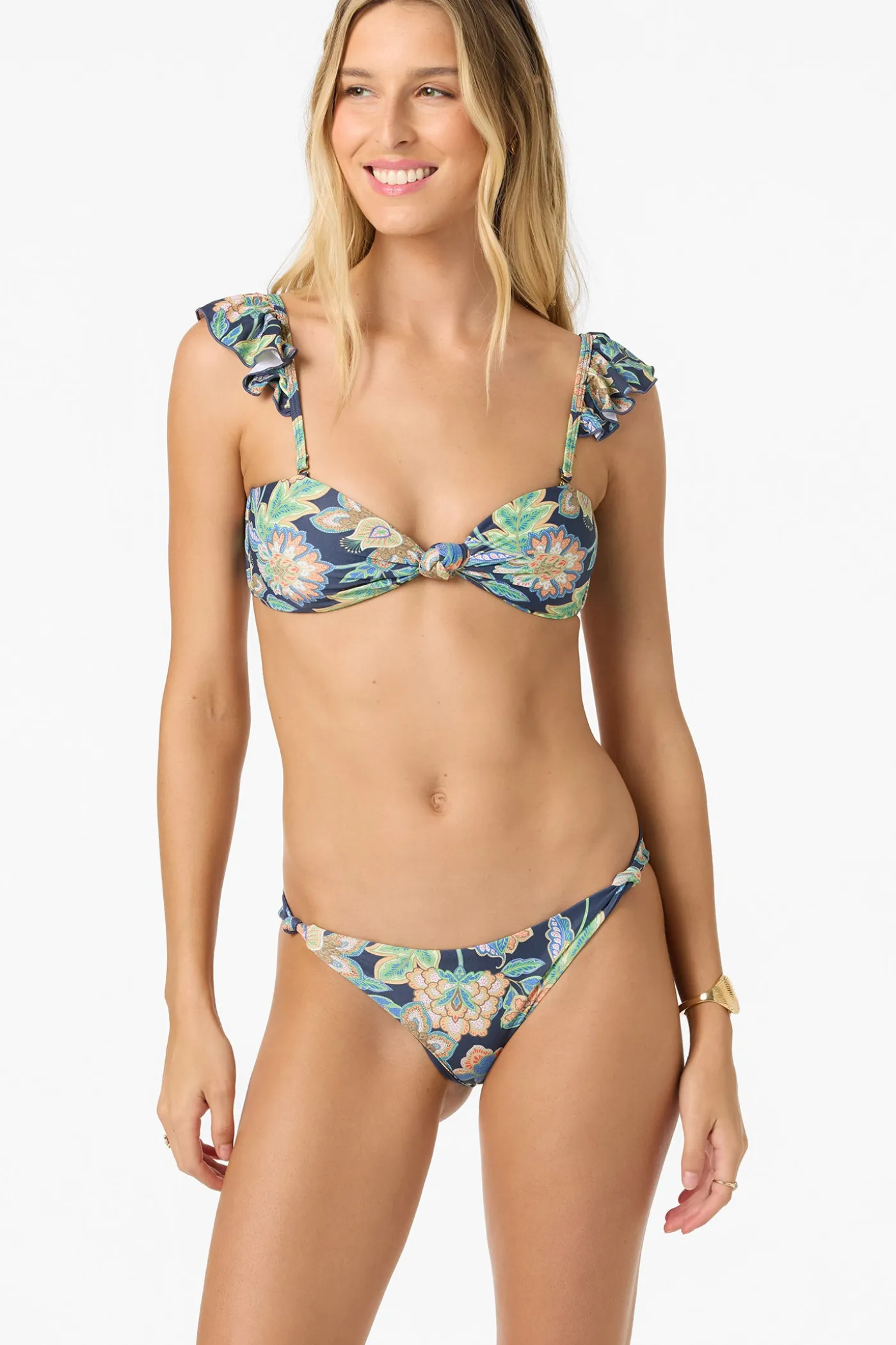 Mermaid Floral Paradise Bandeau Top