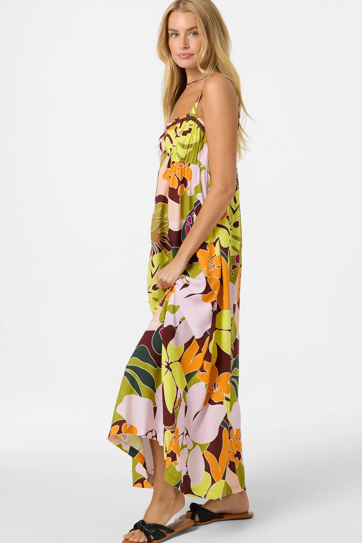 Natasha Tropical Maxi Dress