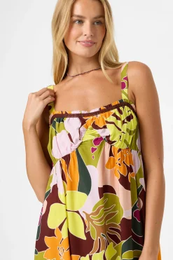 Natasha Tropical Maxi Dress