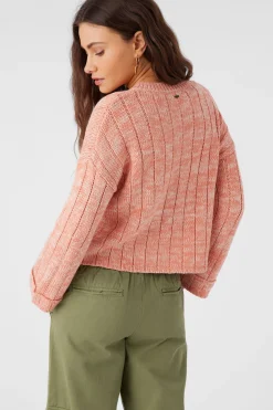 Oceanfront Henley Long Sleeve Sweater