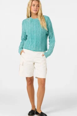 O'Riginals Misha Cable Knit Long Sleeve Sweater