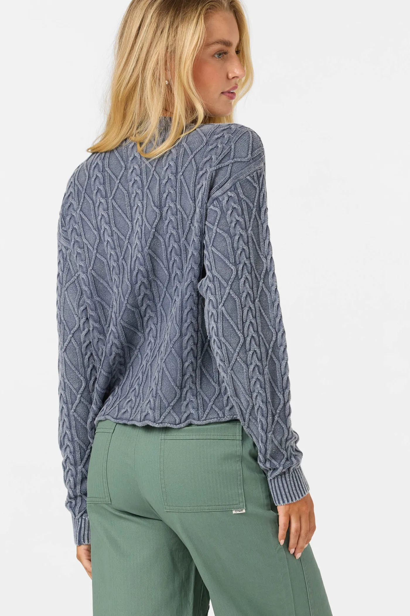 O'Riginals Misha Cable Knit Long Sleeve Sweater