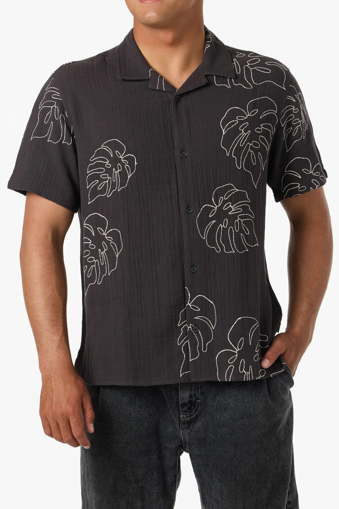 Pipeline Rodeo Monstera Shirt
