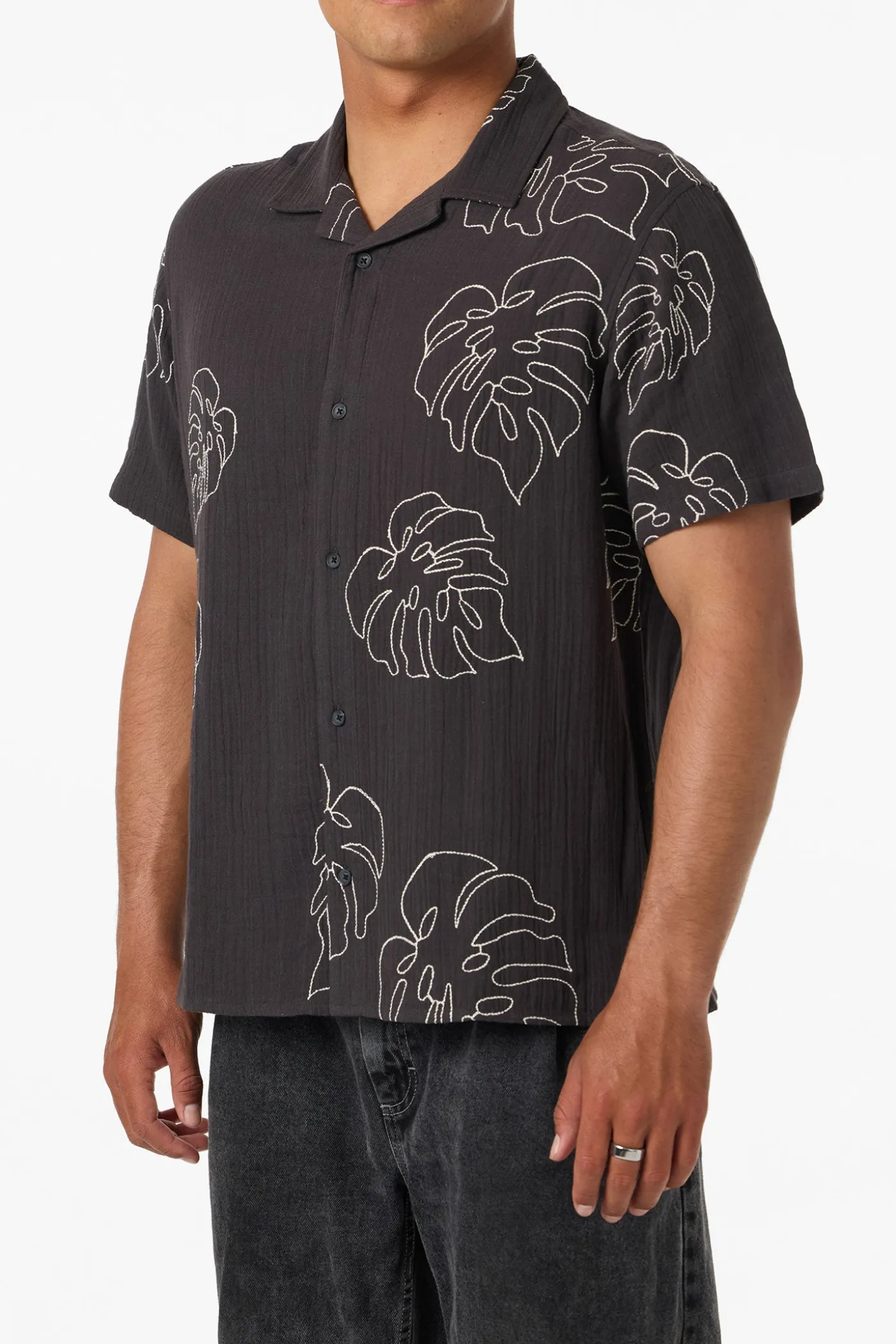 Pipeline Rodeo Monstera Shirt