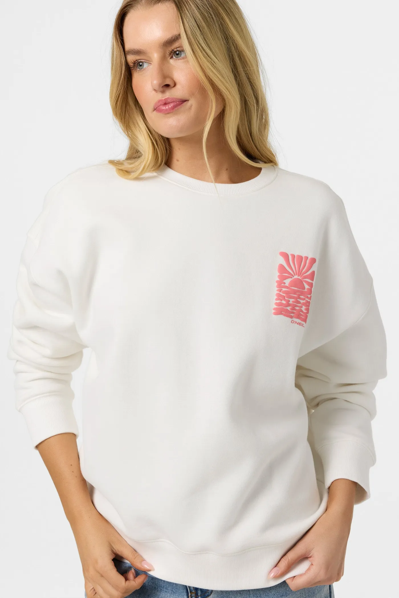 Reflect Oversized Crew Neck Fleece