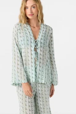 Regina Hoodie Printed Top